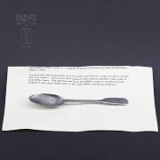 Old pewter spoon - 4