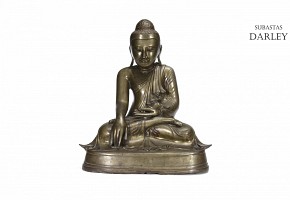 Buda tailandés “Bhumisparsha mudra”, s.XX