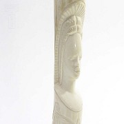 Pair of carved tusks - 2