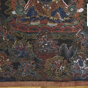 Thangka tibetano de seda 