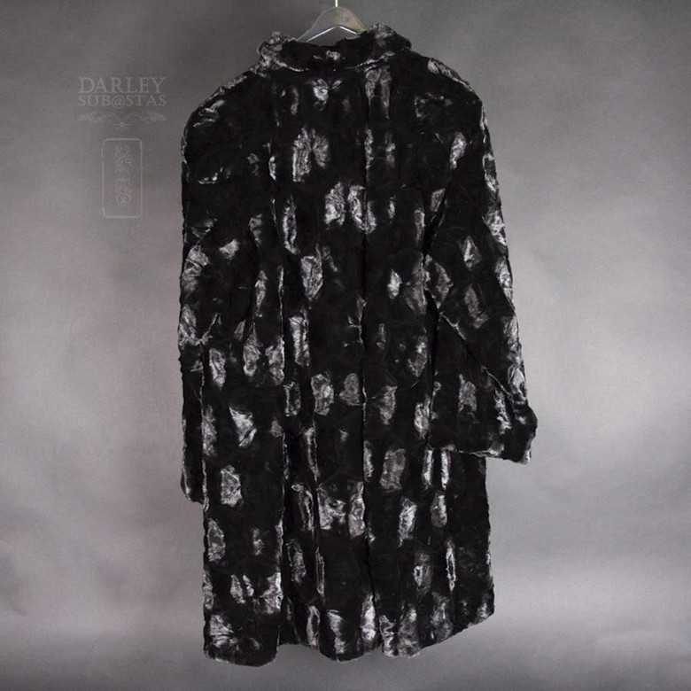 Black mink coat - 3