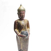 Cambodian wooden figure - 7