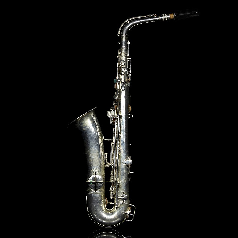 Alto saxophone, Conn brand, ca 1920s - 6