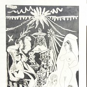 Pablo Picasso exhibition poster in Milano, 1982.