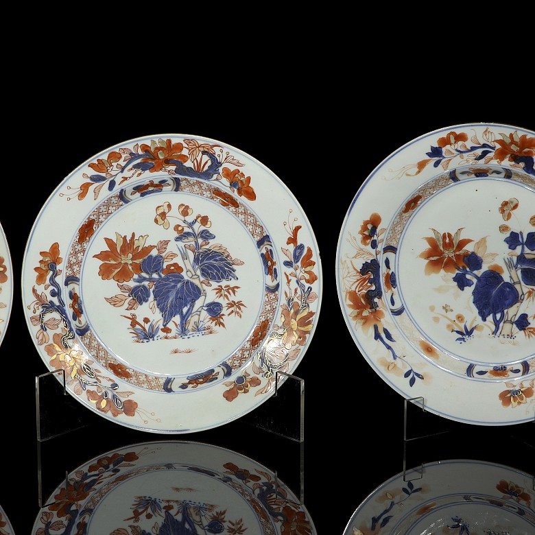Six Indian Company plates, Qing dynasty - 3