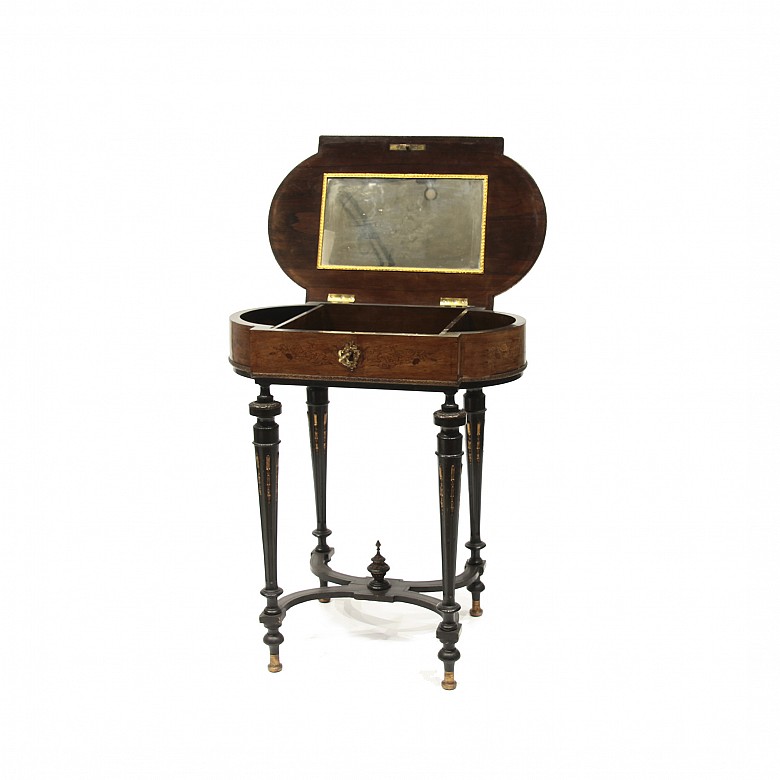 Sewing table, Louis XVI style, late 19th century - 1