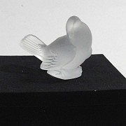Couple glass bird Lalique - 2