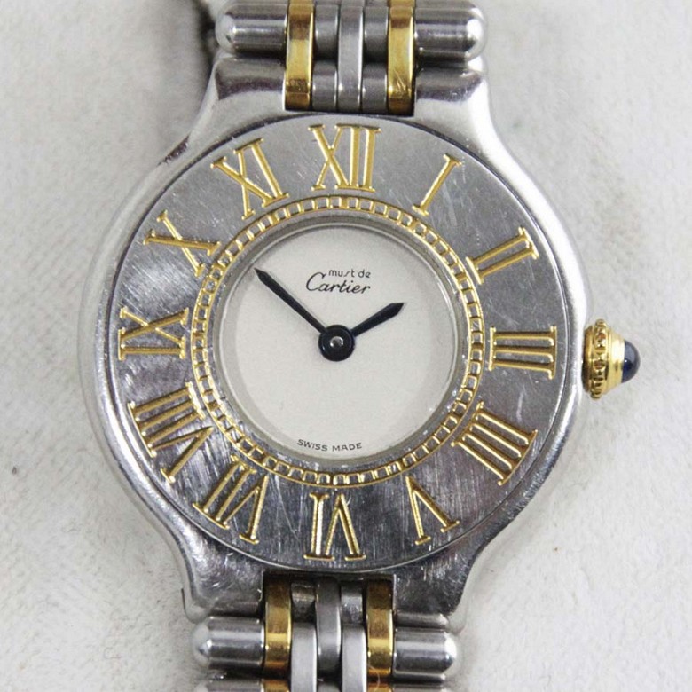 Elegante reloj de dama marca Cartier, - 2