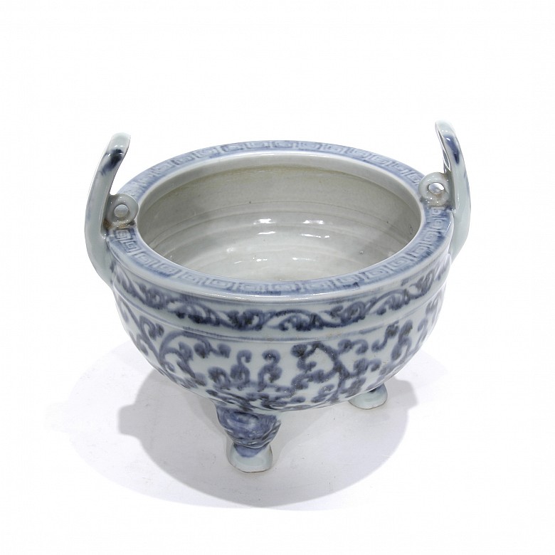 Incensario de porcelana china, s.XX