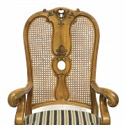 Pair of armchairs, Queen Anne style, 20th century - 4