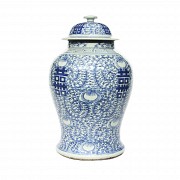 Jarrón de porcelana china, s.XIX