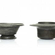 Two bronze bowls, Indonesia. 19th century - 1