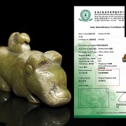 Escultura de jade 