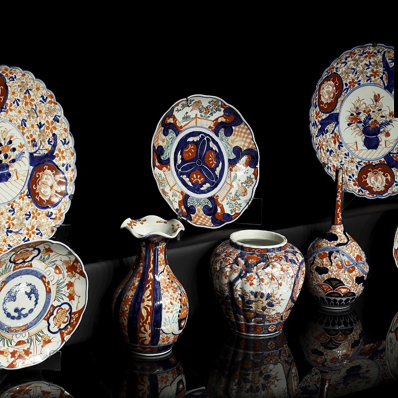 Set of Japanese porcelain, 20th century