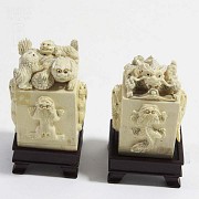 Ivory Chinese Seals - 7