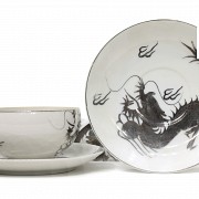 Chinese porcelain tea set, 20th century - 2