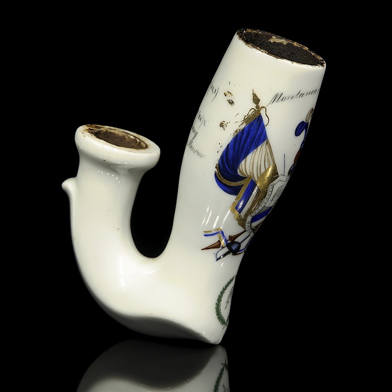Porcelain enamelled pipe v