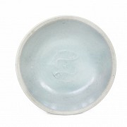 Deep plate with celadon glaze, Song dynasty.