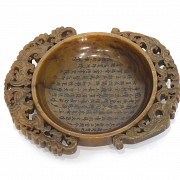 Carved stone vessel, Shoushan, 20th century