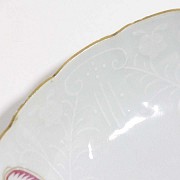 Tres platos porcelana antiguos chinos - 10