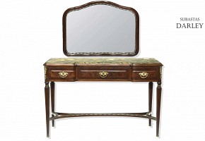 Dressing table cabinet, with mirror, 20th century