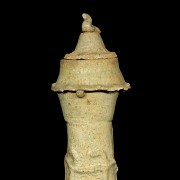 Urna o jarrón funerario cerámica vidriada con tapa, dinastía Song - 4