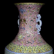 Gran jarrón de porcelana 