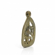 Amuleto hindú de bronce, S.XVIII - XIX - 2