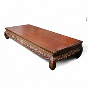 Indochinese bed with carved decoration, 20th century