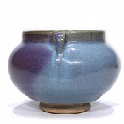 Vasija de cerámica vidriada, estilo Yuan, S.XX - 1