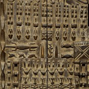 Puerta de madera Dogon, Mali, S.XX