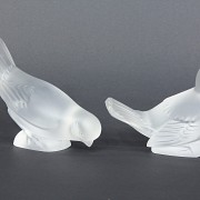 Lalique 玻璃鳥