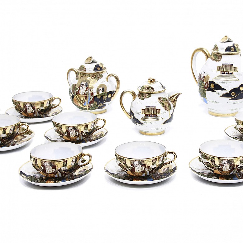 Japanese porcelain tea set, 20th century - 4