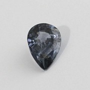 Fantastic natural sapphire in pear size, - 3