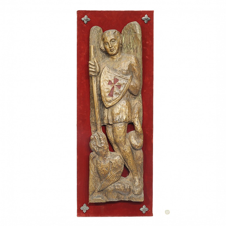 Talla decorativa de estilo medieval, S.XX
