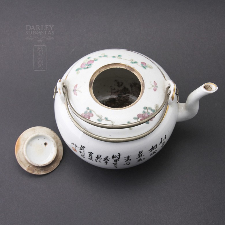 Tetera de cerámica Dinastía Qing - 4