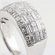 Fantástico anillo oro 18k y diamantes - 9