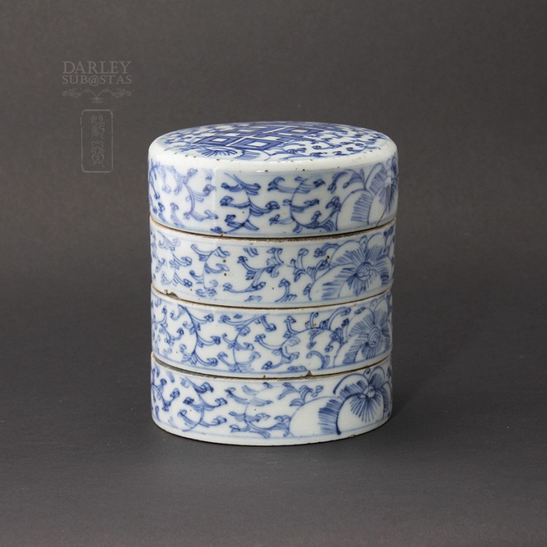 Lovely set of ceramic Antigua Qing Dynasty. - 1
