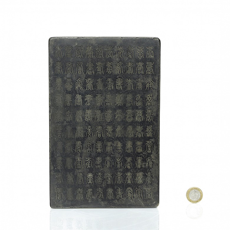 Piedra para pintar, China, dinastía Qing - 7