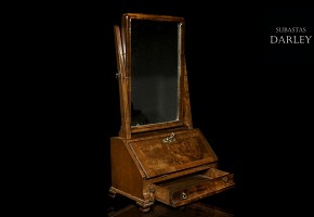 Dressing table mirror with desk, 19th century