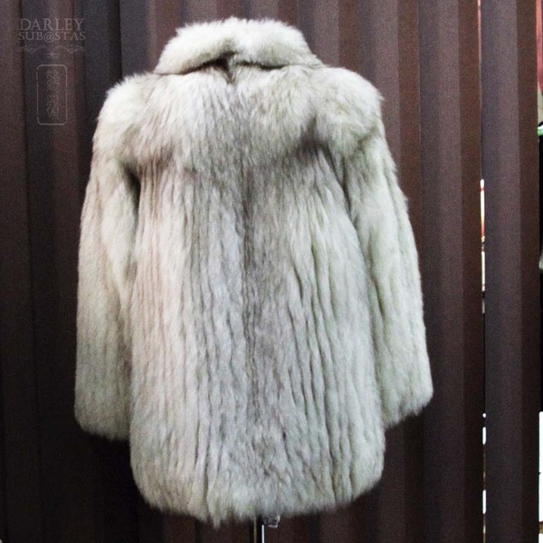 Arctic fox fur coat