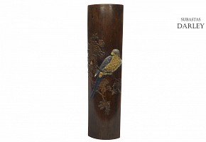 Wooden armrest with eagle, 20th century