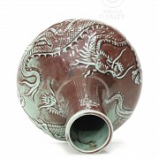 Vase with a dragon in relief, 20th century - 6