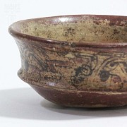 Maya vessel with polychrome - 3