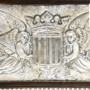 Decorative silver plaque, Port Hand-made, 20th century