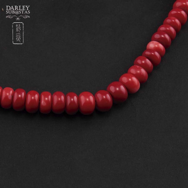 Bambu coral long necklace - 2
