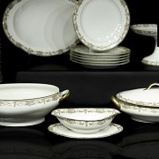 Porcelain tableware, Limoges, 20th century