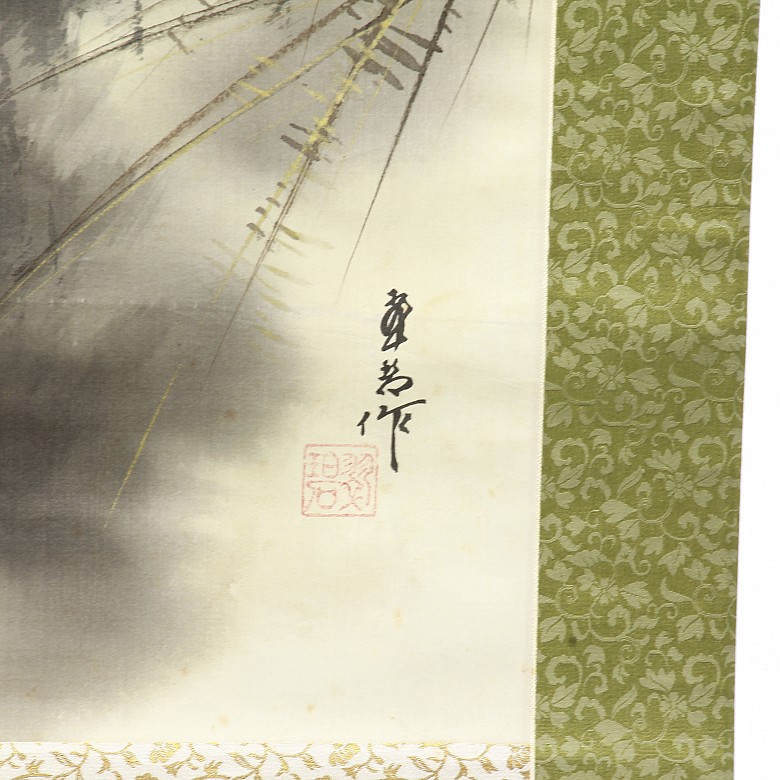Painting on paper, Japan, 20th century