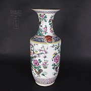 Gran jarrón de porcelana china siglo XIX. - 6