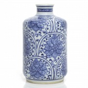 Miniatura de porcelana en azul y blanco, S.XX